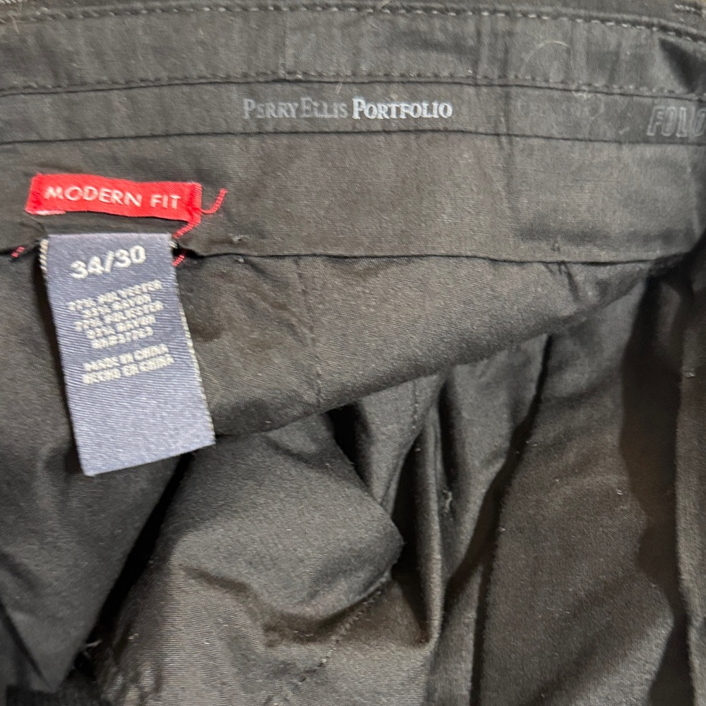 Perry Ellis Portfolio Black Trousers